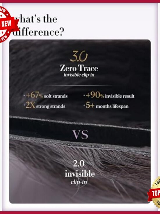 20 Inch Clip In Hair Extensions 100g 7 Piece Set Real Human Hair Silky Straight main image 4